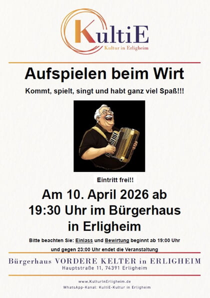 Aufspielen beim Wirt