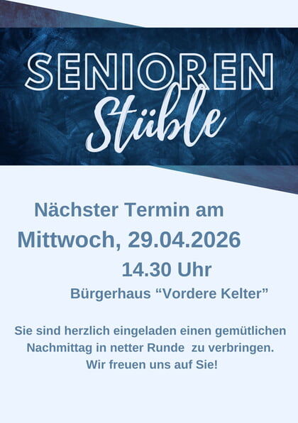SeniorenSt&uuml;ble