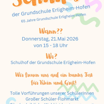 Schulfest der Grundschule Erligheim/Hofen 