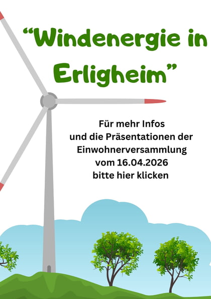 Infos zum Thema Windenergie in Erligheim