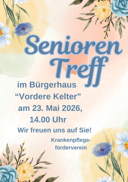 Einladung zur Mitgliederversammlung mit Seniorentreff