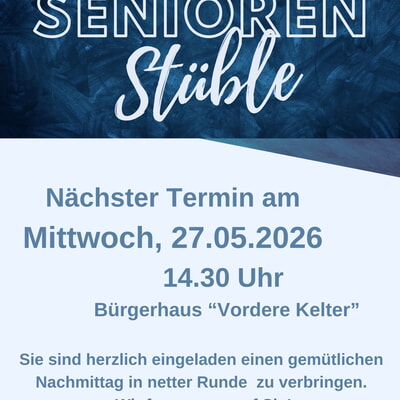 Seniorenst&uuml;ble 