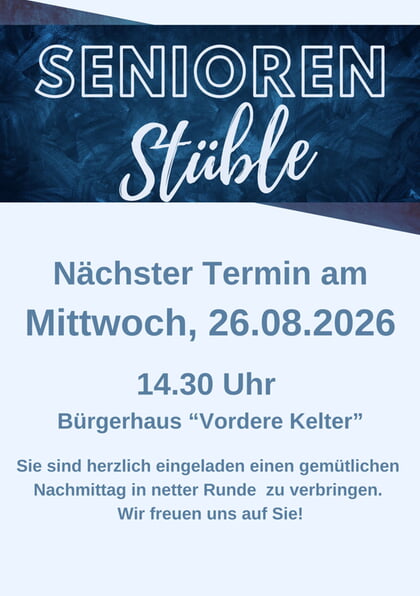 SeniorenSt&uuml;ble