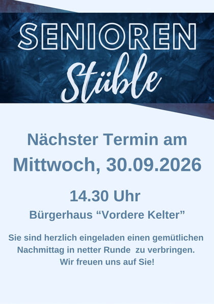 SeniorenSt&uuml;ble