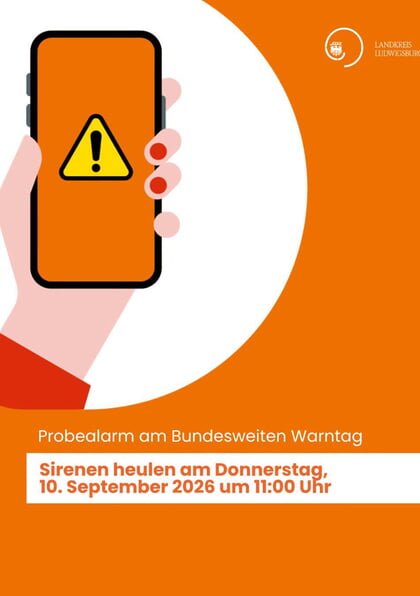 Warnung der Bev&ouml;lkerung - Bundesweiter Warntag am 10. September 2026