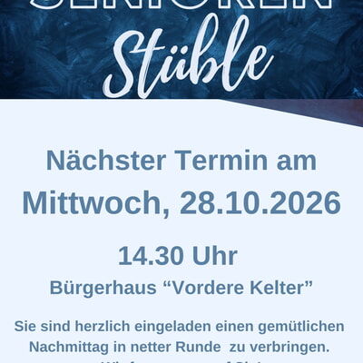 SeniorenSt&uuml;ble 