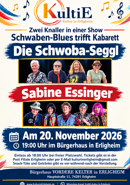 Die Schwoba-Seggl und Sabine Essinger