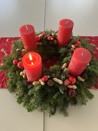 Spende Adventskranz B&uuml;rgerverein Hofen am Rain e.V.