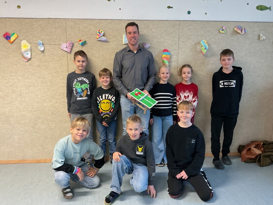 Geschenk&uuml;bergabe Heinzelm&auml;nnchen