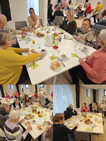 Schwätzen und Genießen