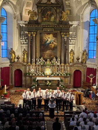 Männer des Liederkranzes bei der Nacht der Chöre