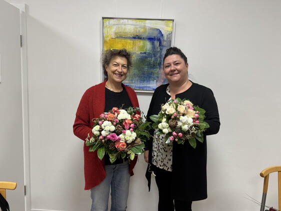 v.li. Frau Hainz, Frau Gerstner