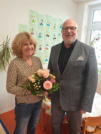 Frau Arnold und Herr B&uuml;rgermeister Sch&auml;uffele