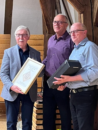 Gustav Schabinger, Herbert Mayer und Bernd Hörl (v. links)