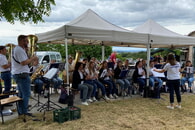 Musik und Pulverdampf zu Fronleichnam