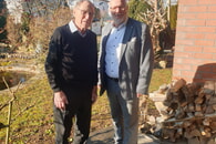 Ein besonderer Geburtstagsbesuch bei unserem Ehrenb&uuml;rger Heinz Sch&uuml;tt