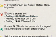 Bewegungsangebot f&uuml;r die Kleinsten