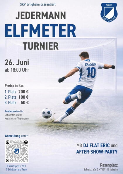 Einladung zum Jedermann-Elfmeterturnier
