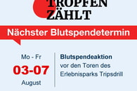 Blutspende in Tripsdrill