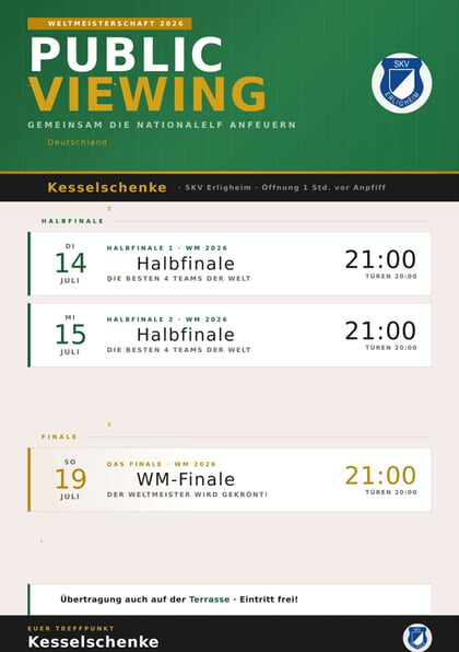Public Viewing in der Kesselschenke