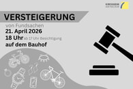 Versteigerung von Fundsachen