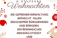 Weihnachtsgru&szlig; der Gemeindeverwaltung