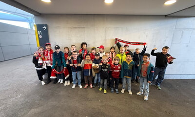 SKV-Nachwuchs auf gro&szlig;er Stadiontour