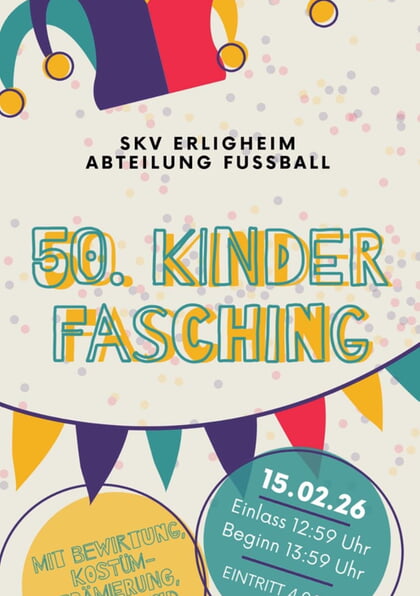 50. Erligheimer Kinderfasching