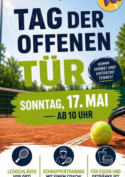 Tag der offenen T&uuml;r beim TC-Erligheim e.V.