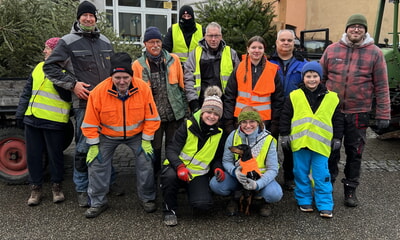 Christbaumaktion des NABU Erligheim