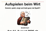 Aufspielen beim Wirt