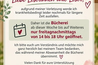Ge&auml;nderte &Ouml;ffnungszeit