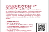 VfB-Fu&szlig;ballschule wieder in Erligheim zu Gast